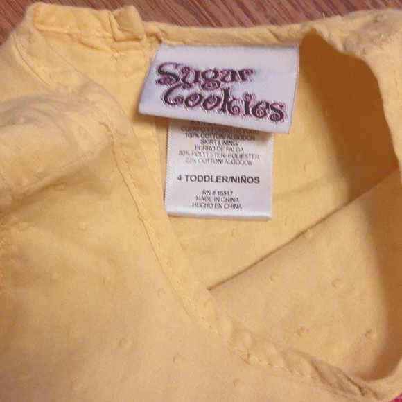 🤑4T layered Sleeveless Sugar Cookies Dress - Picture 4 of 6